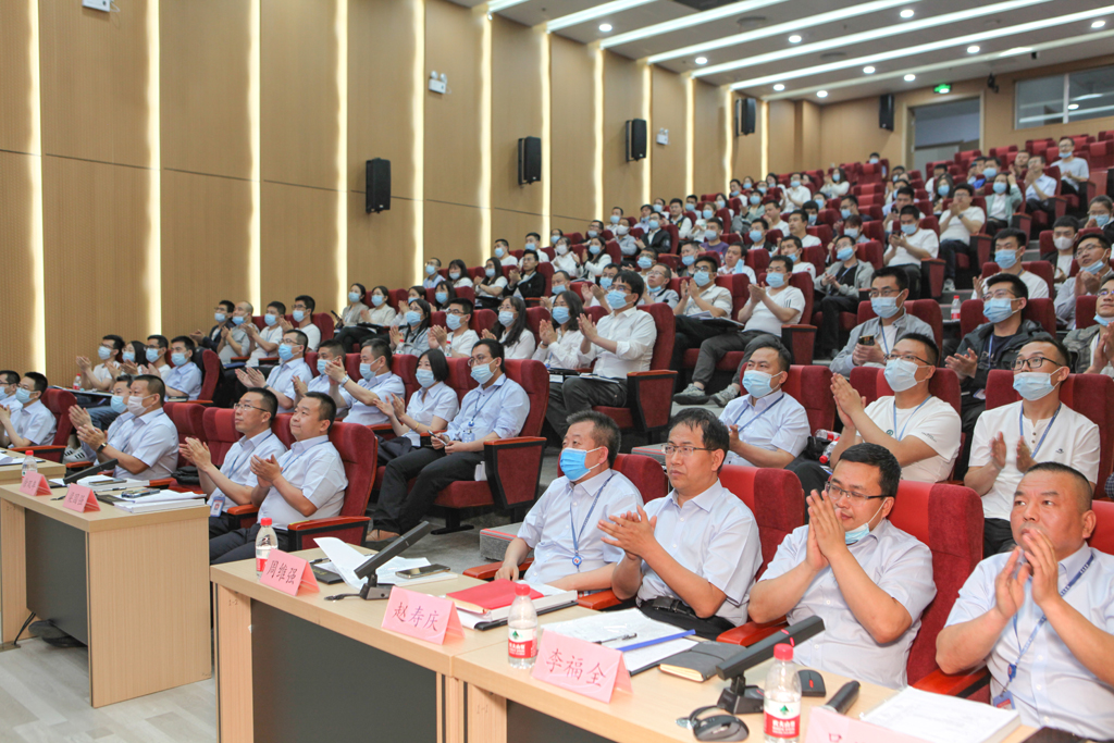 华天电子集团四届一次员工会员代表大会 BB贝博微电分会场会议议程圆满结束
